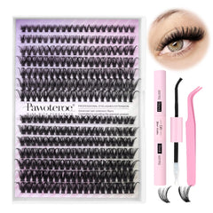 Pawotence lash extension kit contents enable at-home use for beginners.