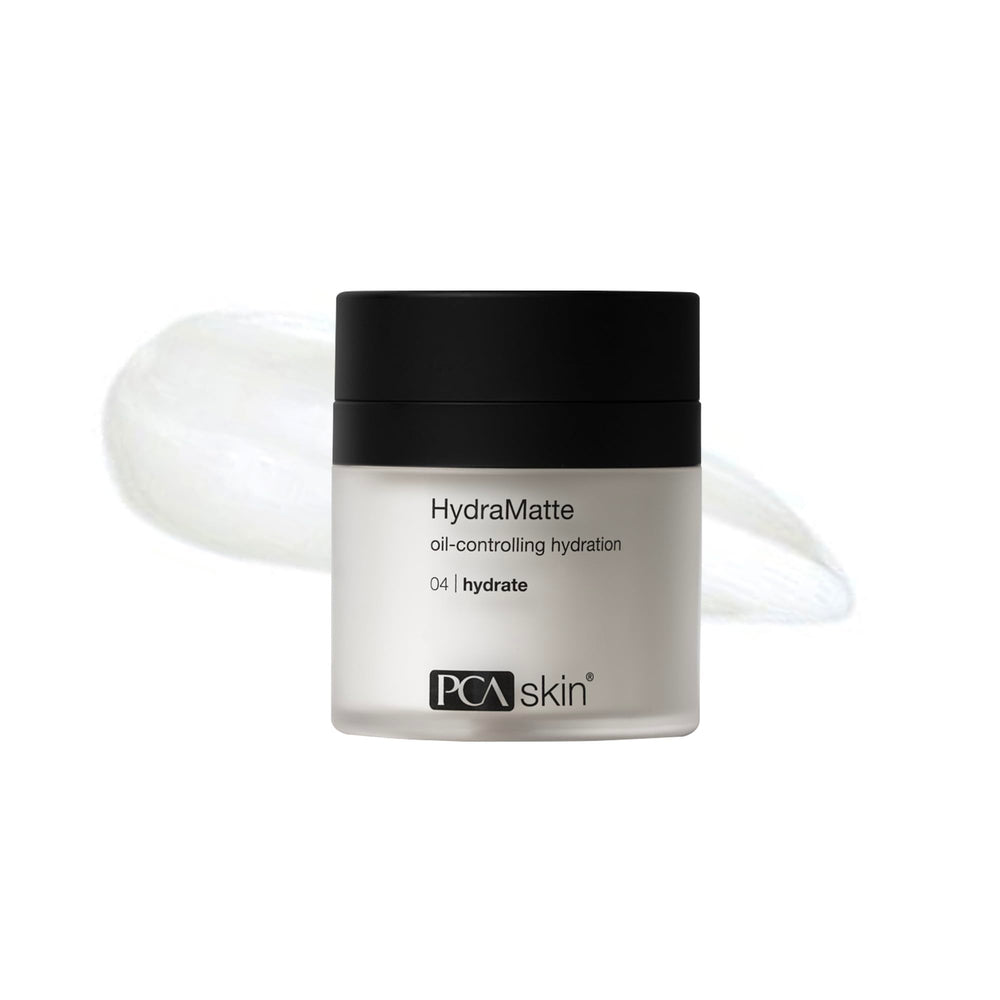 PCA SKIN HydraMatte oil-control moisturizer jar front view highlighting matte finish