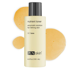 PCA SKIN Nutrient Face Toner bottle promotes refined, radiant skin.