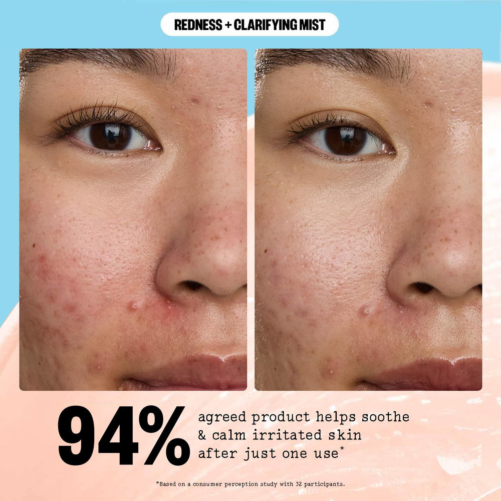 Peace Out mist used under or over makeup for balanced skin