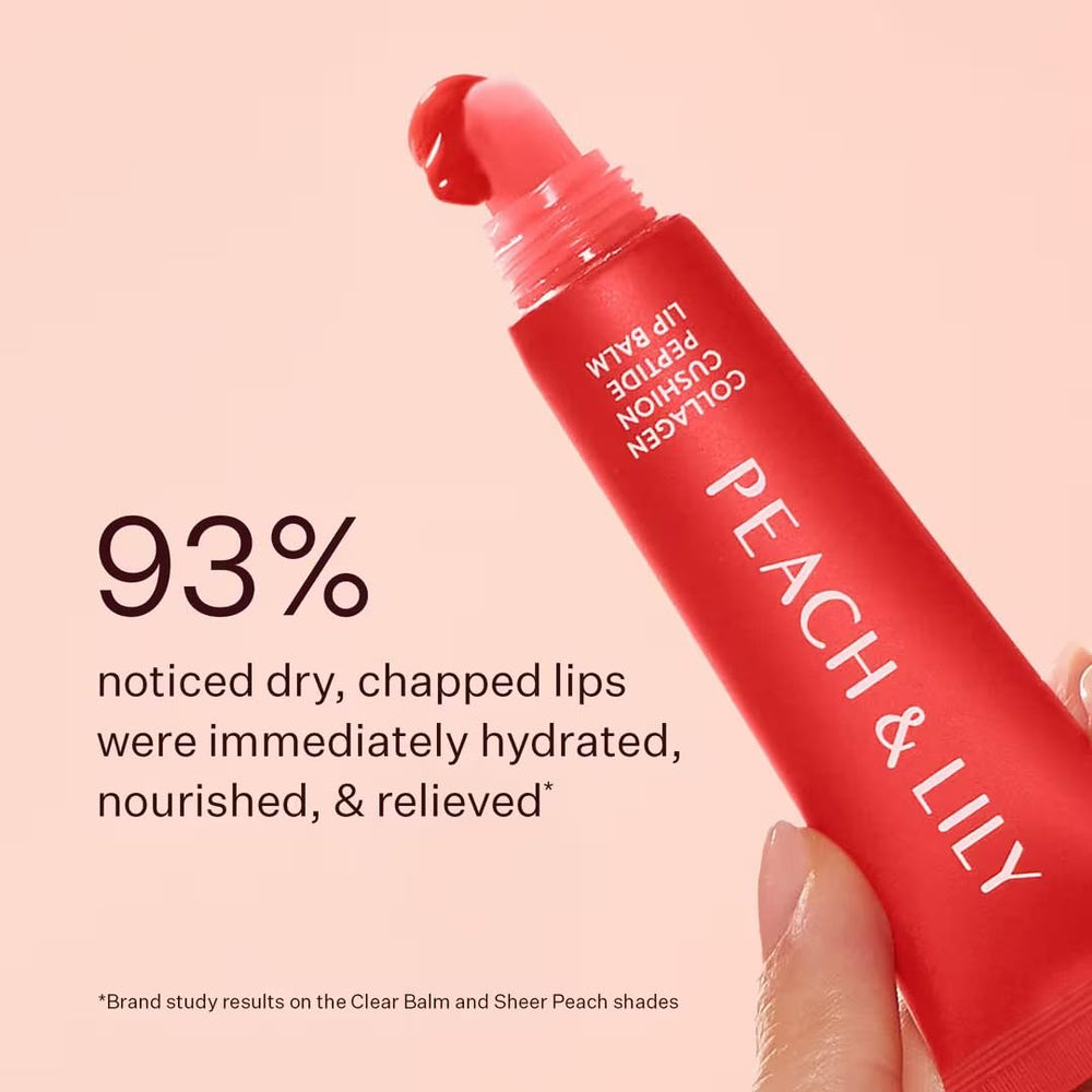 Hyaluronic acid hydrates for a plumper, refreshed look in Peach & Lily Cherry Crush.