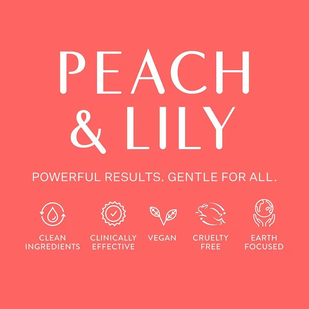 Peach & Lily application demo illustrates quick glow-enhancing routine