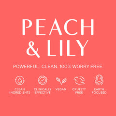 Peach and Lily ingredients glimpse featuring chamomile and kiwi