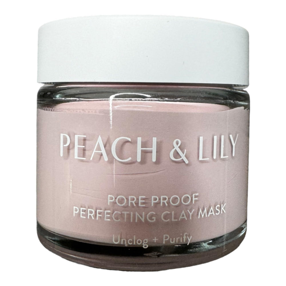 Peach & Lily Pore Proof mask texture shows even application and pore-friendly coverage.