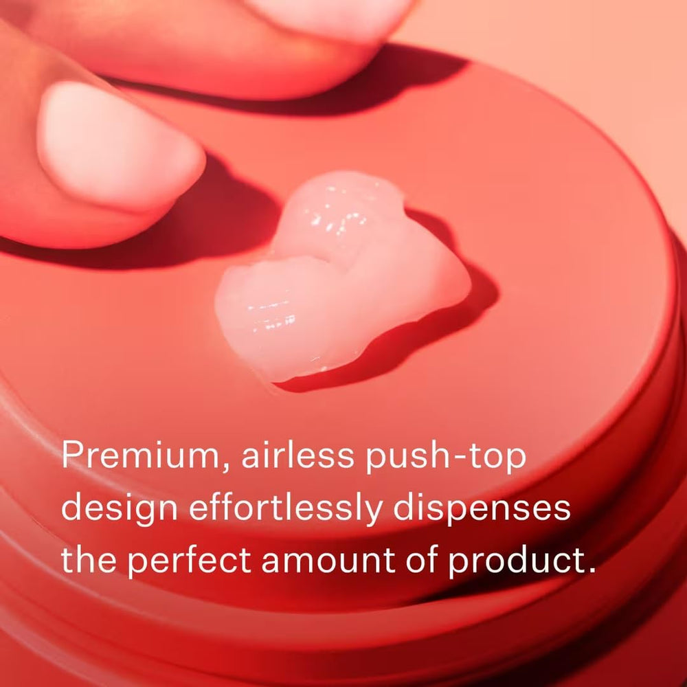 Peach & Lily Velvet Biome Repairing Ointment used as a lightweight makeup base for smoother skin.