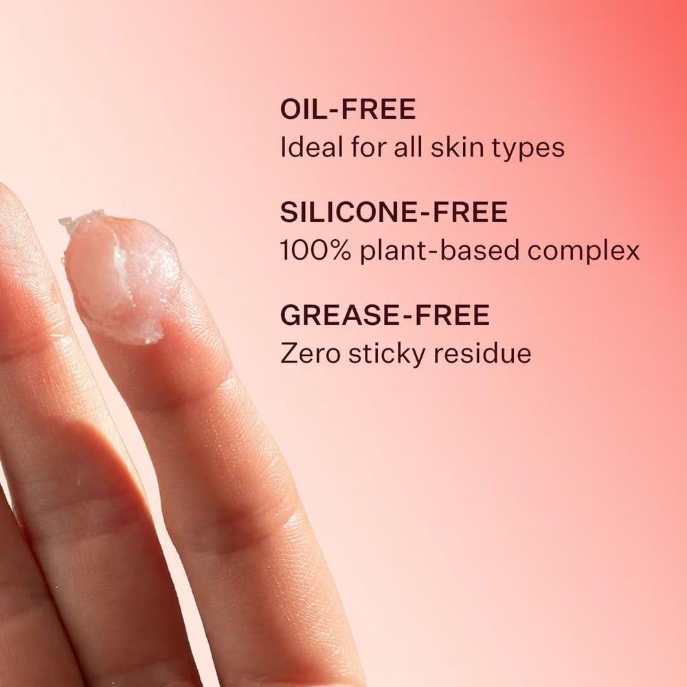 Peach & Lily Velvet Biome Repairing Ointment close-up reveals silky, non-greasy finish.