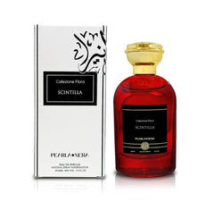 Pearlanera Scintilla rose bottle for a romantic daytime fragrance and long-lasting wear
