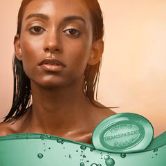 Pears glycerin soap translucent closeup showing a clean, moisturized look