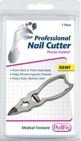 Pedifix double-action nail cutter nipper provides powerful trimming for thick nails