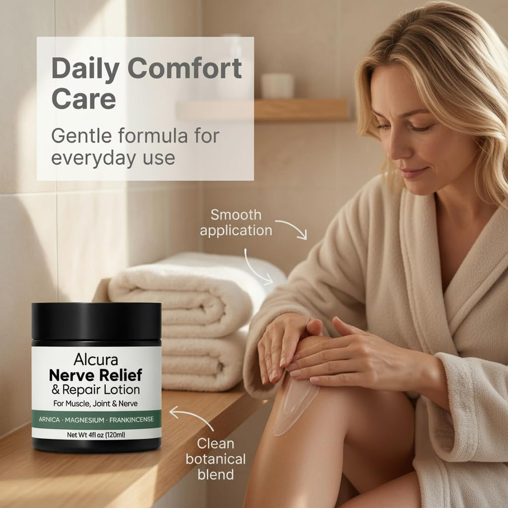 Peehss Alcura Nerve Cream packaging and label details