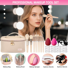 Peenice all-in-one makeup kit brow pencils create natural shape