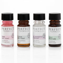 Perfect Formula Pink Gel Coat elevates nails with a natural pink glow and added strength.