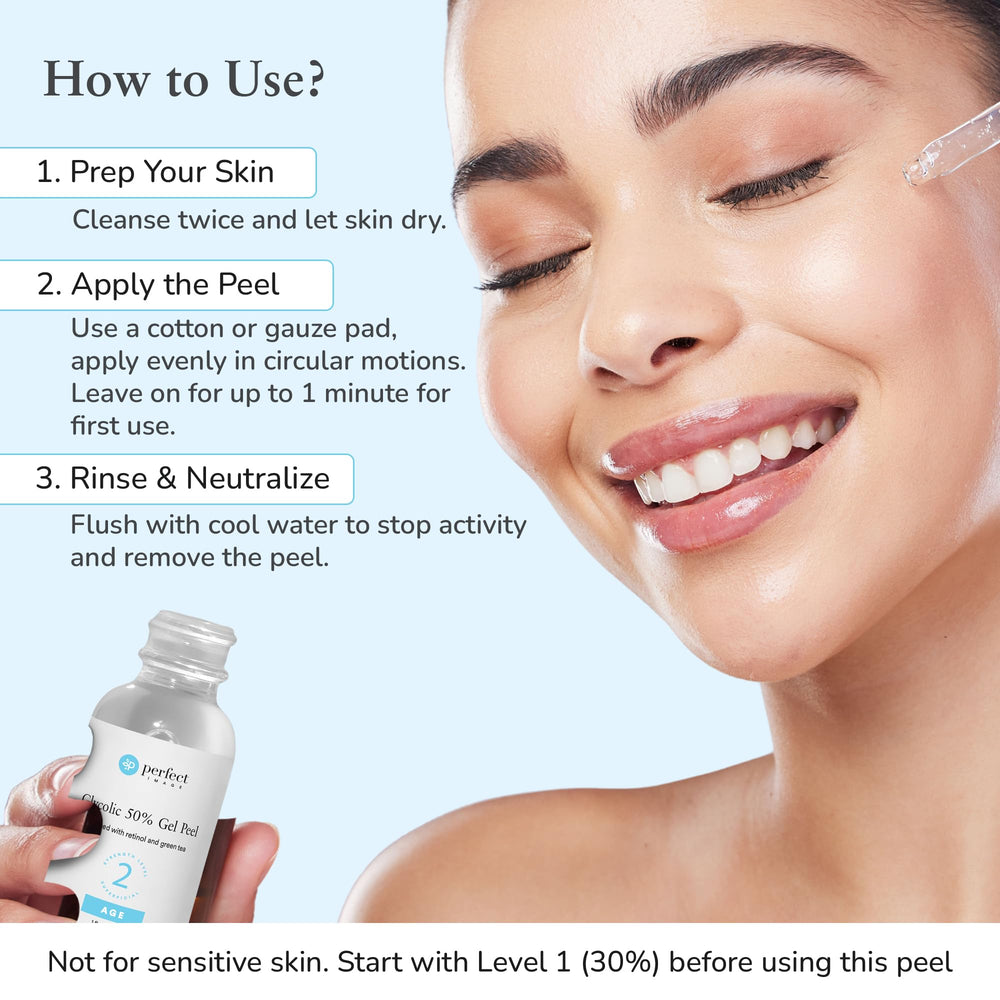 Exfoliation highlights refreshed, smoother skin texture.