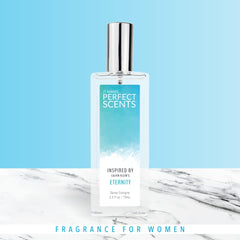 Perfect Scents Eternity cap detail highlights premium finish for daily use