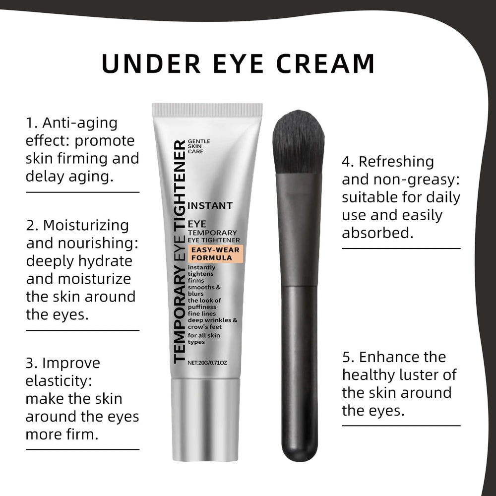 Perfection Eye Tightener with hyaluronic acid shows deep under-eye hydration.