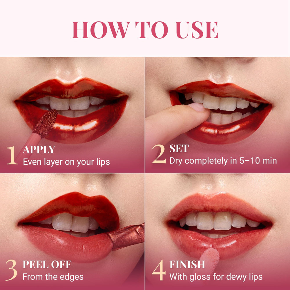 Peripera Ink Peel Off Lip Stain hydration with jojoba and squalane for comfort.