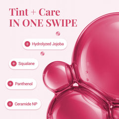 Peripera Ink Peel Off Lip Stain waterproof finish stays through meals.