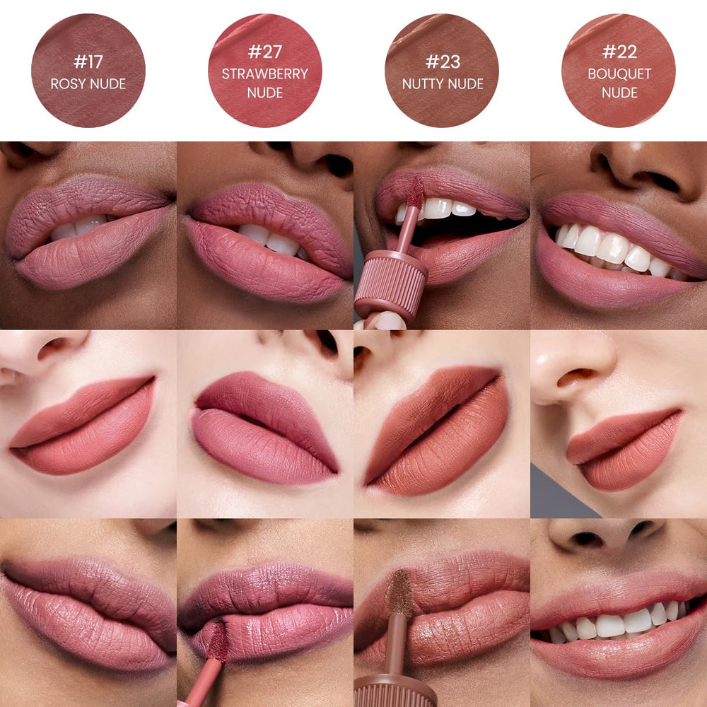 Peripera Ink the Velvet Lip Tint packaging highlights cruelty-free and clean ingredients.