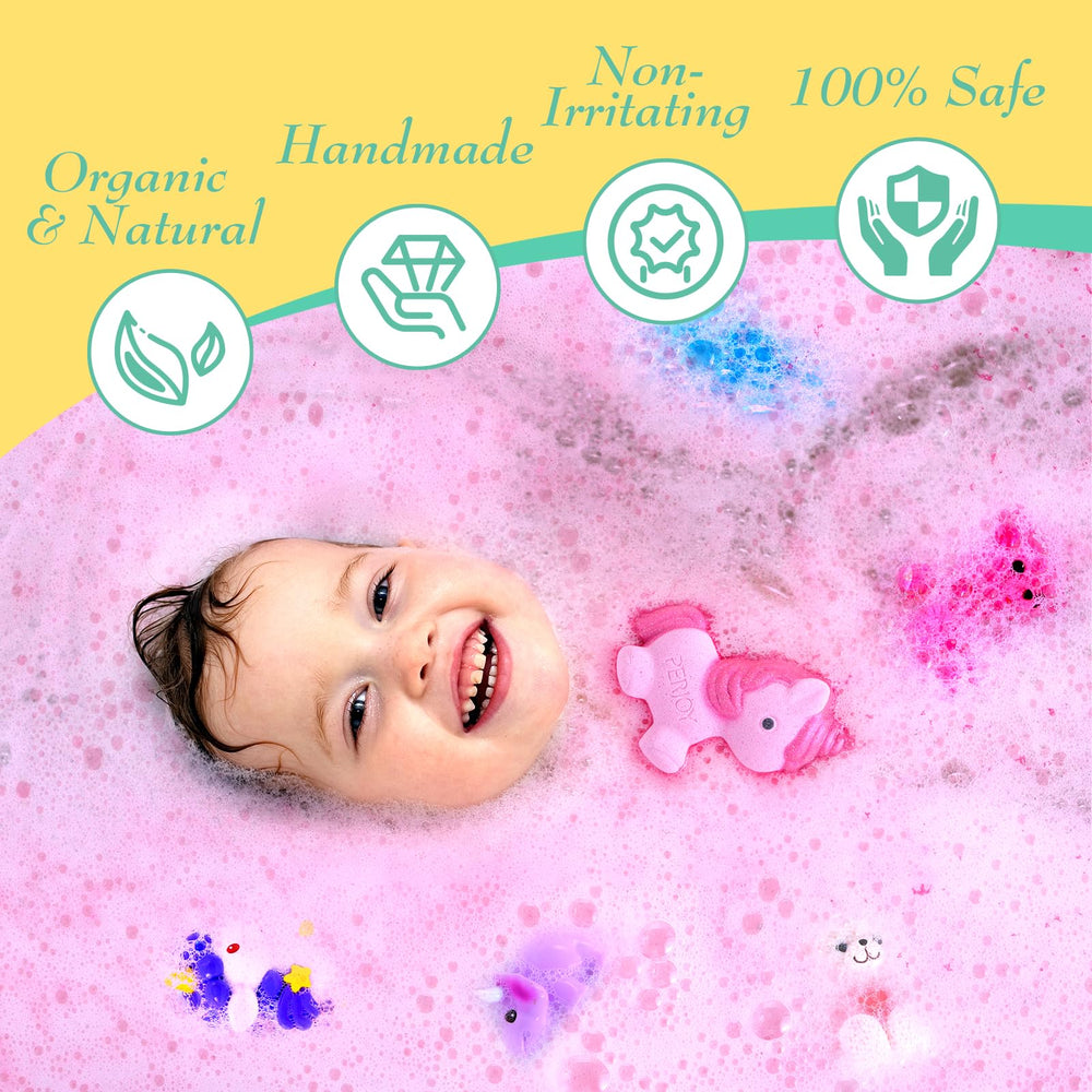 Perjoy blue berries bath bomb offers fruity bubbles and fun