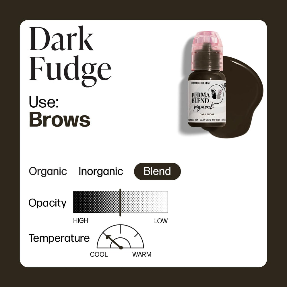 Dark Fudge bottle with cap for clean, mess-free use.