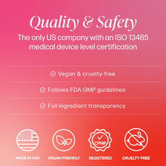Perma Blend Squash safety standards badge emphasizes high-quality, safe tattoo ink.