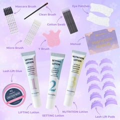 PERMANIA open-eye design packaging for easy at-home lash lifting.