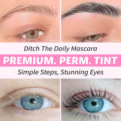 PERMANIA lash perm lotion bottle for at-home salon-grade lifting.