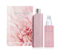 Perry Ellis 18 for Women gift set EDP bottle close-up, ideal for gifting