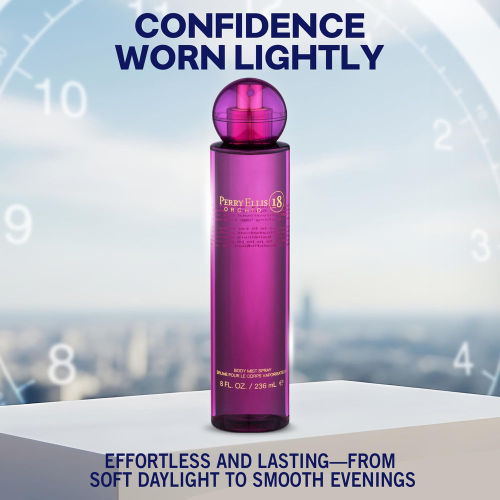 Perry Ellis 18 Orchid spray mist for on-the-go refresh