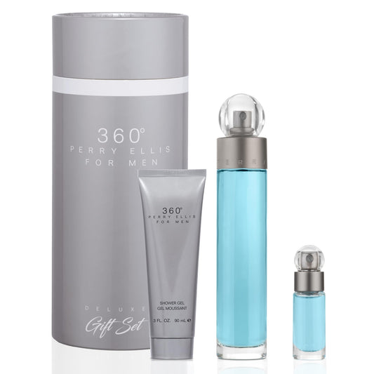 Perry Ellis 360° bottle front, a fresh daily scent.