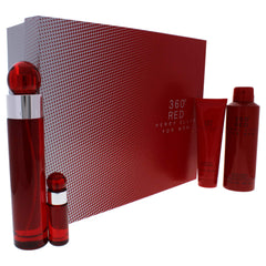 Perry Ellis 360 Red shower gel lathers smoothly for a refreshing grooming routine.