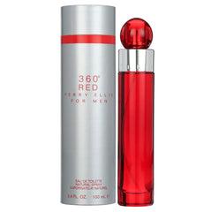 Perry Ellis 360 Red bottle top notes with clove and cinnamon for bold evenings