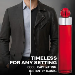 Perry Ellis 360 Red for Men close-up notes — warm spicy aroma ideal for cooler evenings.