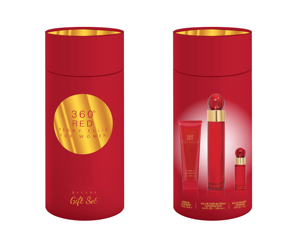 Perry Ellis 360° Red for Women bottle, ideal for daily wear and layering