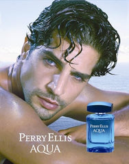 Perry Ellis Aqua for Men body lotion image suggests hydration with subtle fragrance