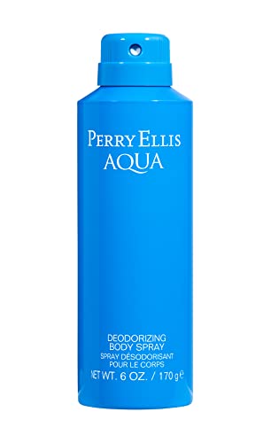 Perry Ellis Aqua for Men shower gel image emphasizing refreshing lather and scent