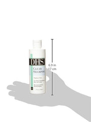 DHS Clear Shampoo foamy lather ready for gentle daily cleansing