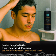 Fragrance-free packaging of Person & Covey DHS Tar Shampoo supports sensitive-skin care
