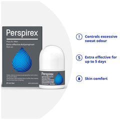 Perspirex long-lasting protection concept on a store shelf