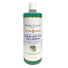 Peruvian White Rosemary Detox conditioner bottle with lavender mint for detangling and smooth hair.