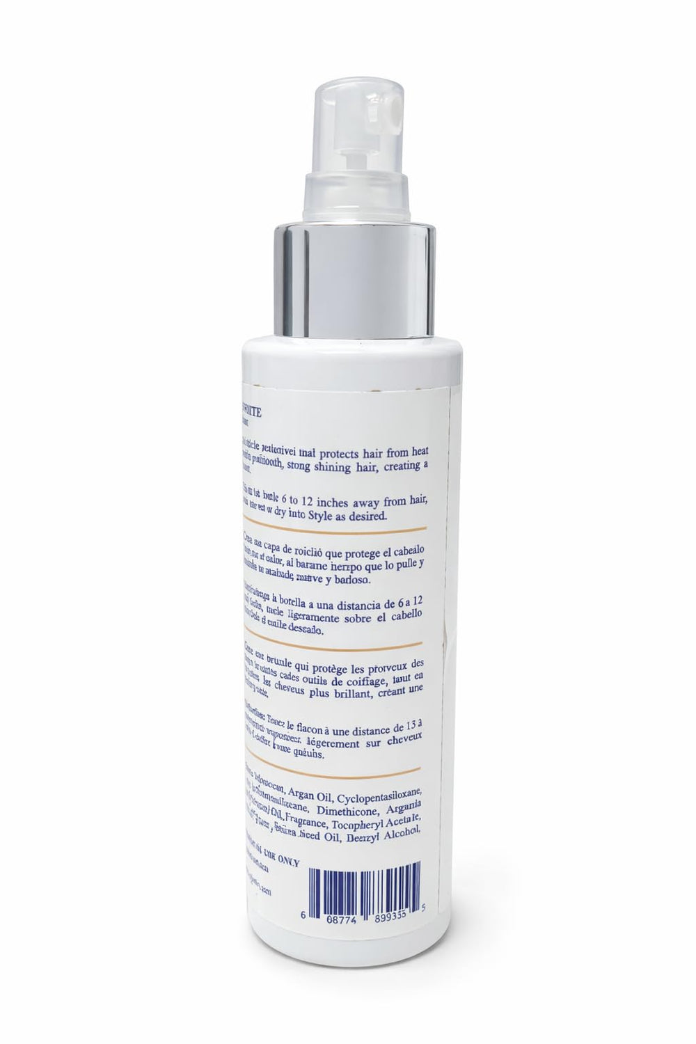 Peruvian White Silk Press hair shine finish after styling