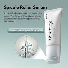 PESTLO Rejurecipe spicule roller gua sha in action for gentle depuffing