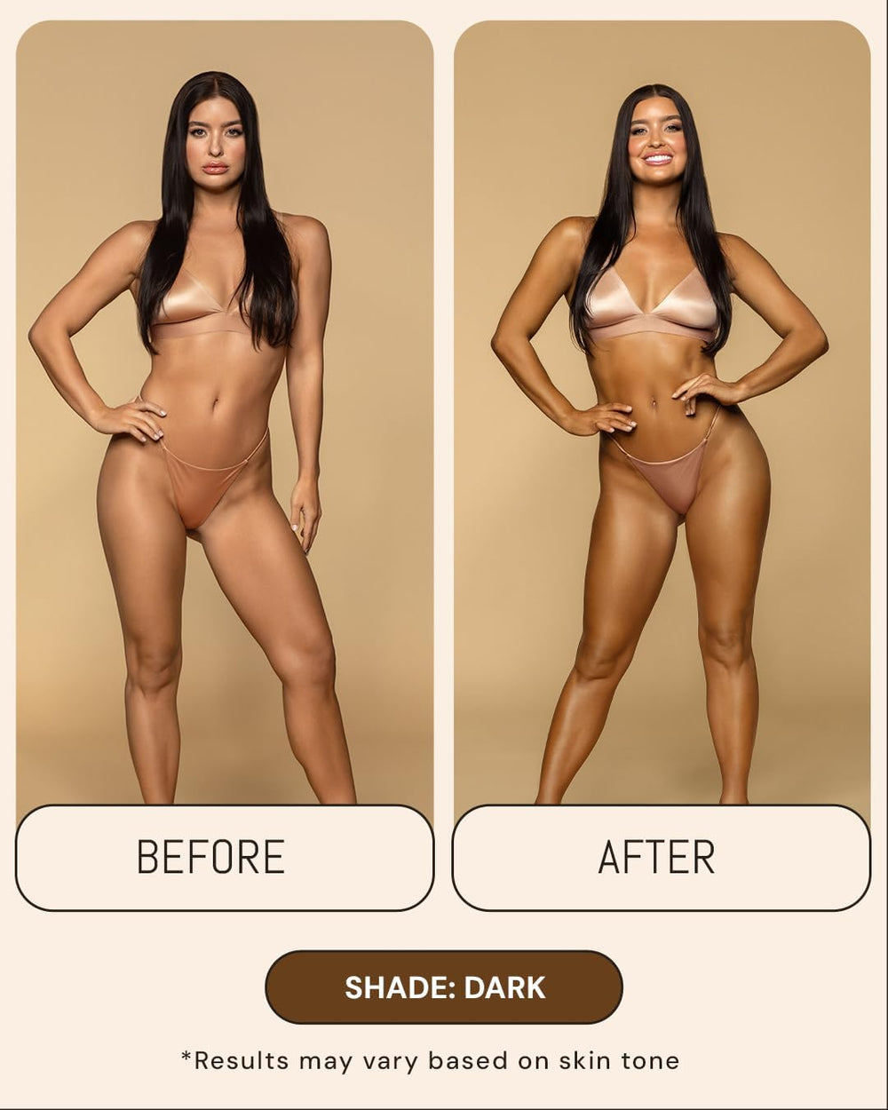 Peta Jane quick-tan development to a sun-kissed glow