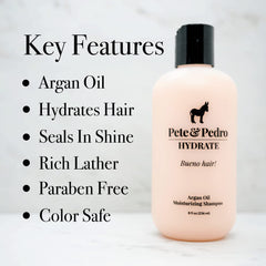 Pete & Pedro peppermint conditioner bottle for refreshing conditioning.
