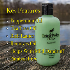 Pete & Pedro Peppermint Cream conditioner bottle for refreshing hydration