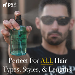 Pete & Pedro SALT spray suits all hair types and lengths for versatile styling.