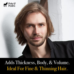 Texture close-up reveals natural finish and light hold on strands.