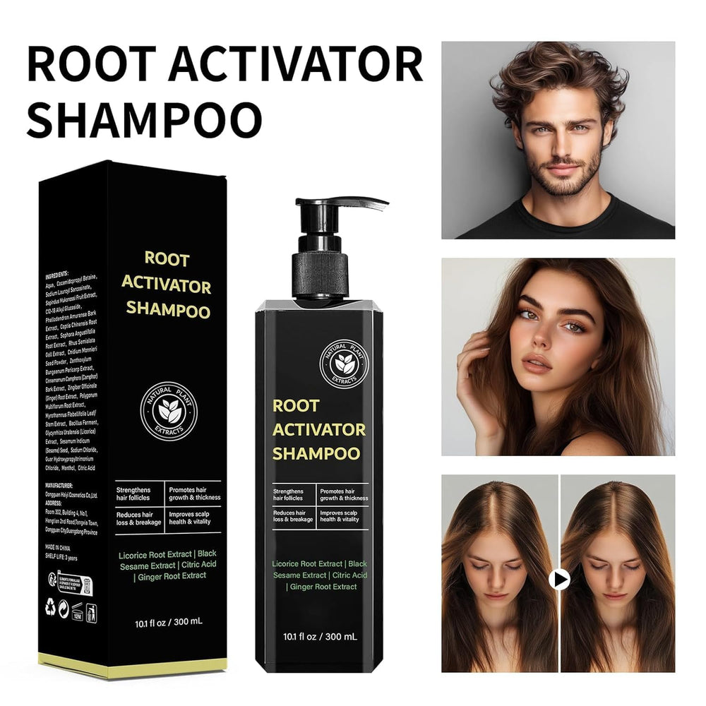 Packaging highlights daily care benefits of Pewatul Sparstan Root Activator Shampoo