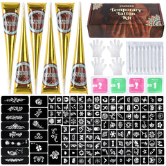 PFARRER templates from the kit offer 133 designs for creative body art.