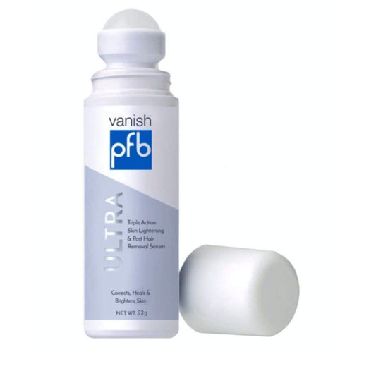 PFB Vanish Ultra bottle with Chromabright for a brighter-looking skin.